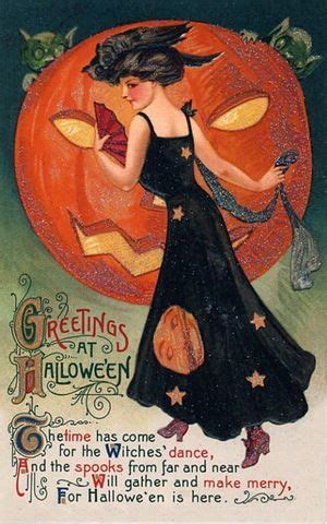 Vintage halloween images, Halloween greetings, Victorian halloween