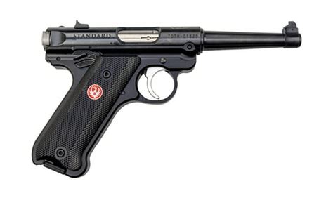 Buy Ruger Mark Iv 70th Anniversary 22 Lr Single 475″ Barrel Black Synthetic Grip Black Steel