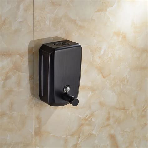 Oil Rubbed Bronze 800ml Wall Mount Bathroom Soap Dispenser In Liquid