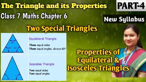 Equilateral Triangle Isosceles Triangle Class 7 Maths Chapter 6 Explanation In Hindi Youtube