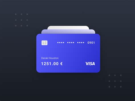 Digital Visa Card Visualization By Aki Diebold On Dribbble