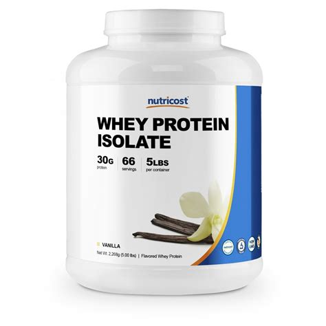 Nutricost Whey Protein Isolate Vanilla 5lbs