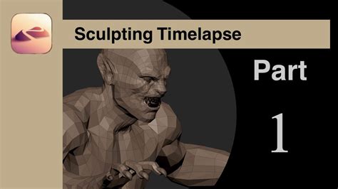 Nomad Sculpt Wolf Man Timelapse YouTube