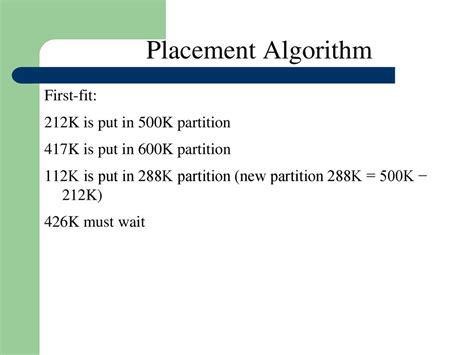 Operating Systems Placement Algorithm Alok Kumar Jagadev Ppt Download