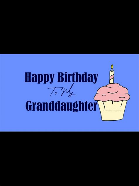 Happy Birthday Wishes for Granddaughter