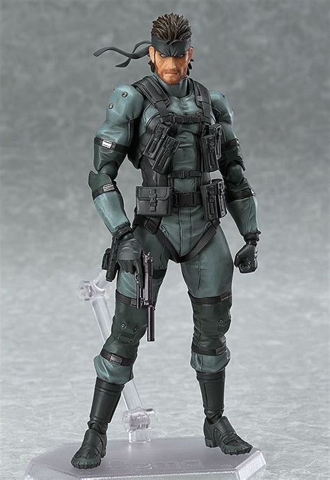 Figma Solid Snake Mgs Ver Re Run Snake Metal Gear Metal Gear