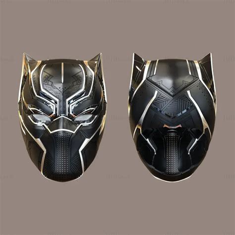 Black Panther Civil War Helmet 3d Printing Model Stl