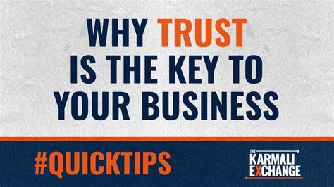 Why Trust Is The Key To Your Business Calgary Business Karmali