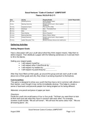 Fillable Online For Scouts Fax Email Print PdfFiller