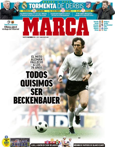 Capa Jornal Marca 9 Janeiro 2024 Capasjornais Pt