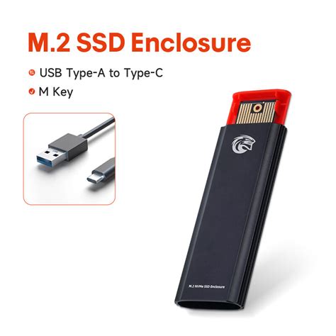 KingSpec M2 NVMe SSD Case 10Gbps HDD Box M 2 NVME SSD To USB 3 1