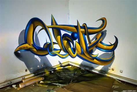 Lukisan Graffiti D Di Bucu Dinding Yang Super Cool Selongkar