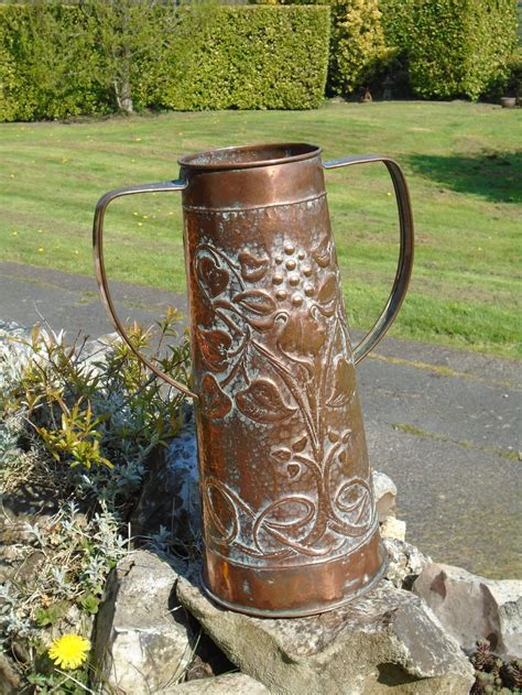 Antiques Atlas Very Tall Arts Crafts Copper Two Handled Vase