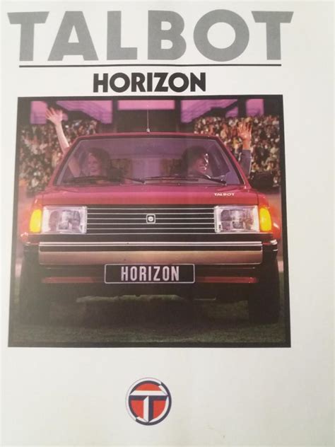 Livre brochure Simca Talbot Horizon à vendre