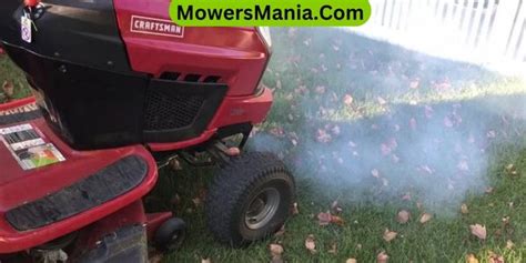 Why Is My Lawn Mower Smoking Mowersmania