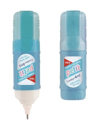 Caneta Corretiva TRIS PETIT 4ML PASTEL Estudante Livraria