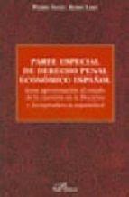 Parte Especial De Derecho Penal Economico Espa Ol Pedro Angel Rubio