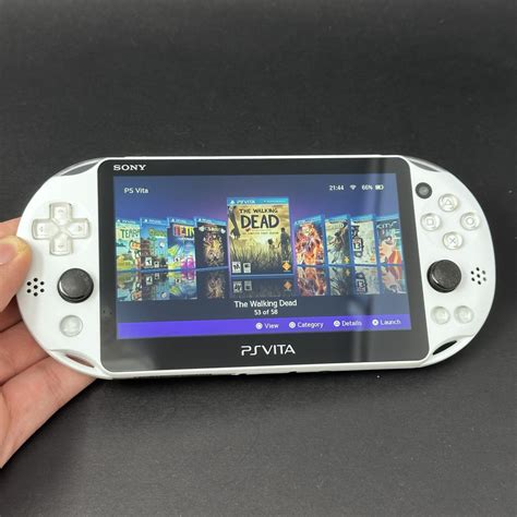 PS Vita Slim (128GB) – 580 Games | Glacier White – Samtendo