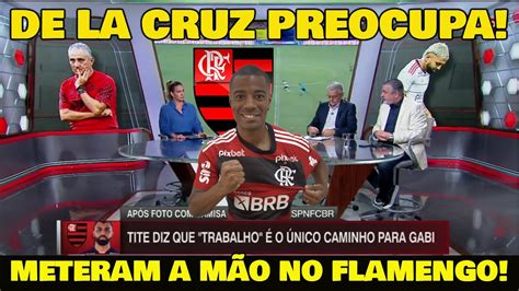 DE LA CRUZ PREOCUPA O FLAMENGO FOI MUITO PREJUDICADO METERAM A MÃO