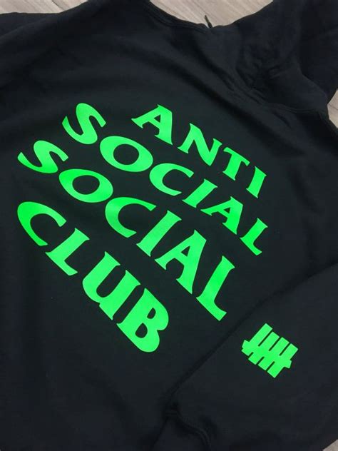 Antisocial Social Club Hoodie Anti Social Hooded Sweatshirts Black