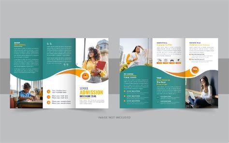 Kids back to school admission or Education trifold brochure design, Back To School Brochure Design