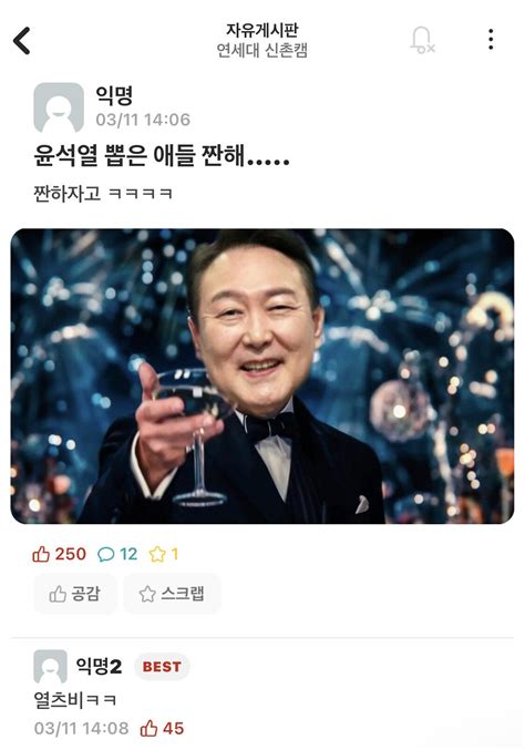 윤석열 뽑은 애들 짠해 정치시사 에펨코리아