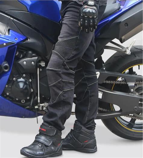 Riding Tribe Motorcycle Pants Mens And Womens Elastis Jeans Racing