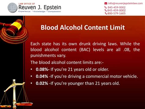 Ppt Duidwi Law In Ny Blood Alcohol Content Bac Powerpoint