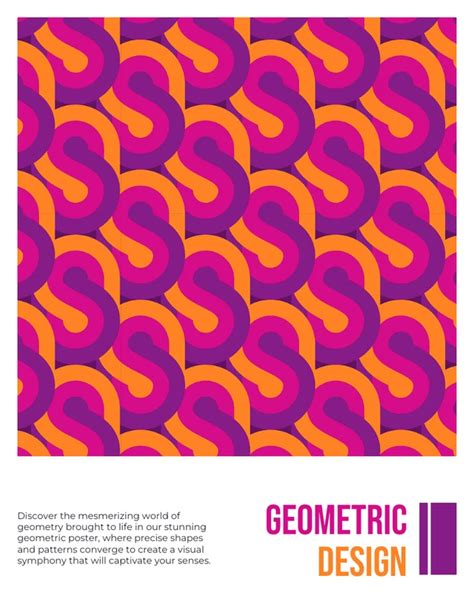 White Modern Abstract Geometric Poster Venngage