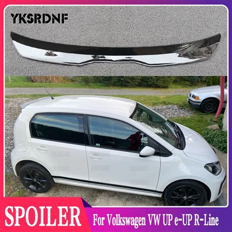 Pl Stico ABS Spoiler Traseiro Externo Trunk Boot Cauda Asa Fit Para