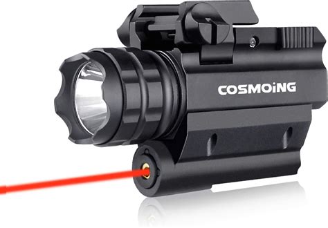 Cosmoing Rail Mounted Pistol Red Laser Light Combo India Ubuy