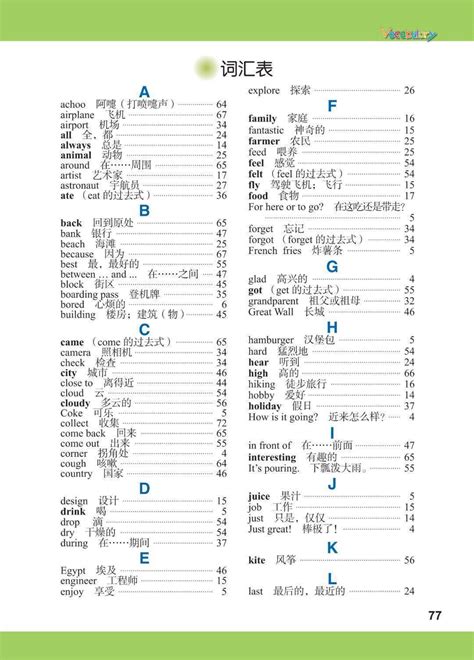 教科版eec五年级下册英语电子课本教材（高清pdf版）小学资源家长