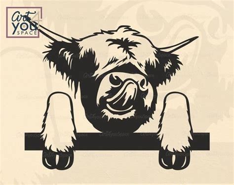 Free Cricut Highland Cow Svg Svg Png Eps Dxf File