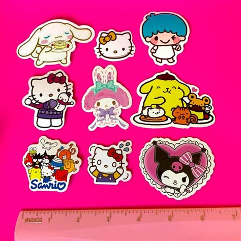 Sanrio Office 9 Sanrio Hello Kitty And Friends Waterproof Stickers