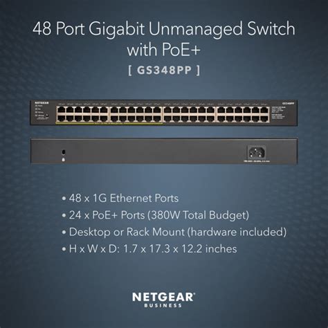 Netgear Networking Products Made For You Port Poe Gigabit