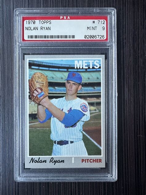 Nolan Ryan Topps Mint Psa New York Mets Ebay