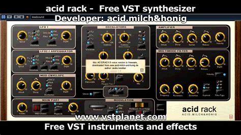 Free Vst Acid Rack Synth Youtube