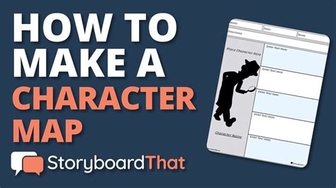 How To Make A Character Map Worksheet In The Storyboard Creator Youtube