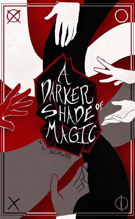 A Darker Shade Of Magic Book Cover With Hands Reaching Out To Touch