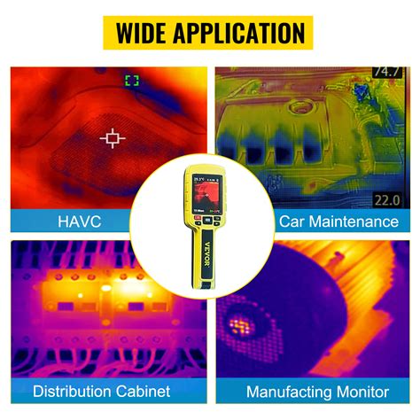 Caméra d imagerie thermique VEVOR caméra infrarouge à résolution