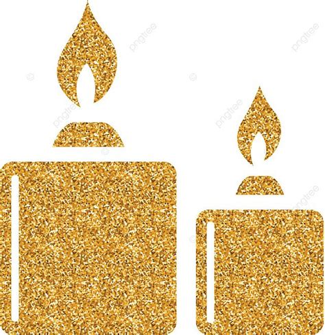 Icono De Brillo Dorado Pictograma De Luz Del Sitio Web De Velas Vector