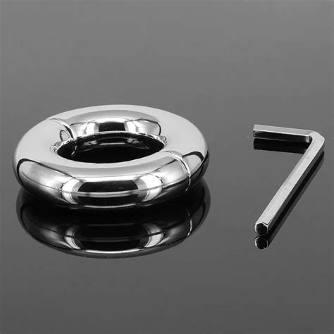 Metal Male Cockring Clamp Chastity Cage Adult Sex Toys Screw Penis Ring