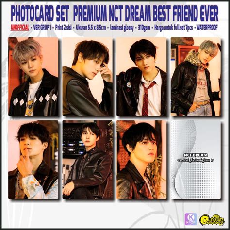 Jual Unofficial Photocard Premium NCT DREAM Best Friend Ever Print 2