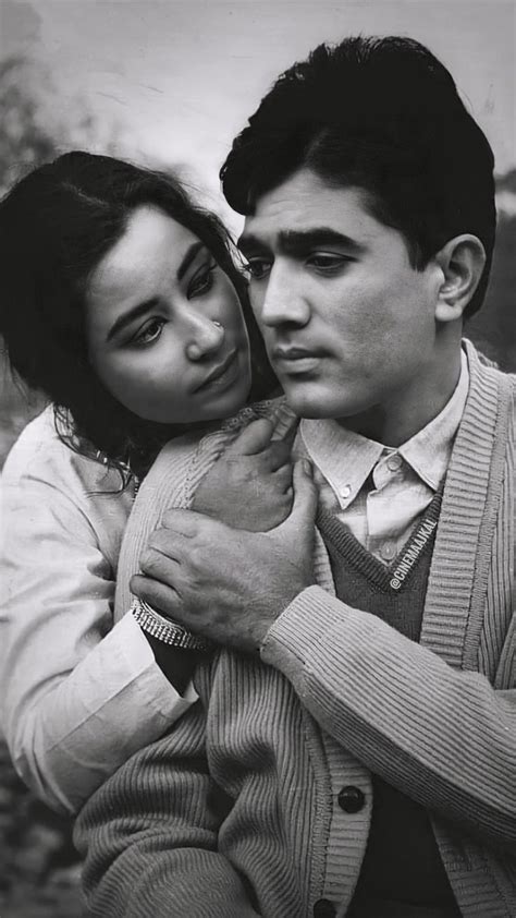 Rajesh Khanna and Indrani Mukherjee in film Aakhri Khat 1966. | Old ...