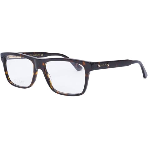 Gucci Rectangle Eyeglasses Gg0269o 002 56mm Havana Demo Lens 56 16 145