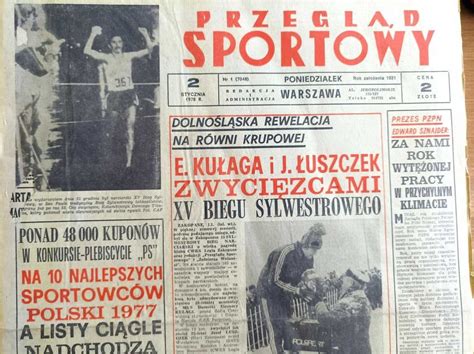 Gazeta Przegl D Sportowy Rocznik Krak W Podg Rze Duchackie