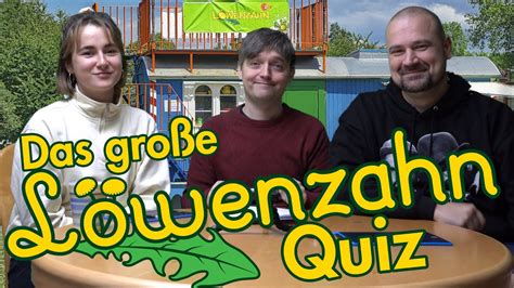 Quiz Löwenzahn Trivia Mit Lisa Sebastian Paddy YouTube