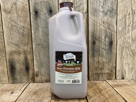 12 Gallon Raw Chocolate Milk A2a2 Dutch Meadows Farm