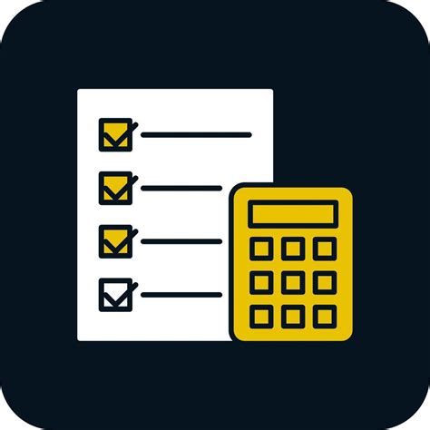 Accounting Glyph Two Color Icon Vector Art At Vecteezy