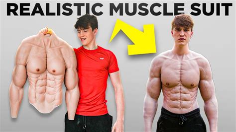 I Bought The Worlds Most Realistic Muscle Suit Youtube